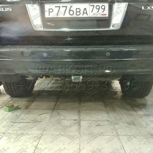 T070C GALIA Полностью оцинкованный фаркоп на Toyota Land Cruiser 200 2008-2021, Lexus LX 2008-2021. Тип шара: C (горизонтальный съемный). Невидимый вырез бампера. Нагрузки: 3500/140 кг, масса фаркопа 8,97 кг