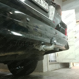 T070C GALIA Полностью оцинкованный фаркоп на Toyota Land Cruiser 200 2008-2021, Lexus LX 2008-2021. Тип шара: C (горизонтальный съемный). Невидимый вырез бампера. Нагрузк