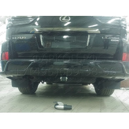 T070C GALIA Полностью оцинкованный фаркоп на Toyota Land Cruiser 200 2008-2021, Lexus LX 2008-2021. Тип шара: C (горизонтальный съемный). Невидимый вырез бампера. Нагрузк
