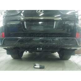 T070C GALIA Полностью оцинкованный фаркоп на Toyota Land Cruiser 200 2008-2021, Lexus LX 2008-2021. Тип шара: C (горизонтальный съемный). Невидимый вырез бампера. Нагрузк