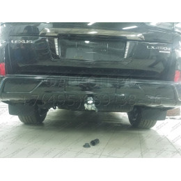 T070C GALIA Полностью оцинкованный фаркоп на Toyota Land Cruiser 200 2008-2021, Lexus LX 2008-2021. Тип шара: C (горизонтальный съемный). Невидимый вырез бампера. Нагрузк