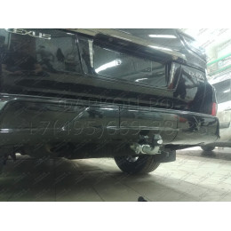 T070C GALIA Полностью оцинкованный фаркоп на Toyota Land Cruiser 200 2008-2021, Lexus LX 2008-2021. Тип шара: C (горизонтальный съемный). Невидимый вырез бампера. Нагрузк