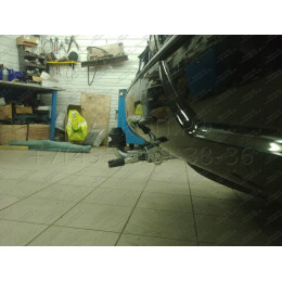 T070C GALIA Полностью оцинкованный фаркоп на Toyota Land Cruiser 200 2008-2021, Lexus LX 2008-2021. Тип шара: C (горизонтальный съемный). Невидимый вырез бампера. Нагрузк