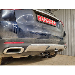 313662600001 WESTFALIA Фаркоп на Mercedes GLE-Class w167 2019-, Mercedes GLS-Class x167 2019-. Съемное вертикальное крепление шара (на ключе). Невидимый вырез в бампере. Нагрузки