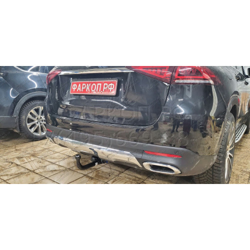 M-167 STEINHOF Фаркоп на Mercedes GLE-Class w167 2019-, Mercedes GLS-Class x167 2019-, Mercedes GLE-Class Coupe C167 2019-. Требуется подрезка бампера. Тип шара: AV (вертикальное быстросъемное крепление шара на ключе). Нагрузки: 3500/140 кг, масса фаркопа