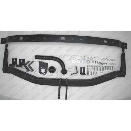 2150-A ORIS Фаркоп на Volkswagen Caddy, вкл. Maxi 2004-2020. Необходима подрезка бампера. Тип шара: A. Нагрузки: 1200/50 кг, масса фаркопа 18,6 кг (без электрики в комплекте)