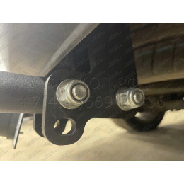 2150-A ORIS Фаркоп на Volkswagen Caddy, вкл. Maxi 2004-2020. Необходима подрезка бампера. Тип шара: A. Нагрузки: 1200/50 кг, масса фаркопа 18,6 кг (без электрики в компл