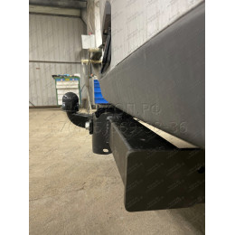2250-F ORIS Фаркоп на Mercedes Sprinter фургон 2006-2019, 2019-, Volkswagen Crafter фургон 2006-2017 без выреза в бампере. Тип шара: F. Нагрузки: 2000/100 кг, масса фаркопа 24,8 кг (бе