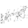 3332-A ORIS Фаркоп на Haval F7 2024-, Haval F7x 2025- без выреза в бампере. Тип шара: A. Нагрузки: 1500/75 кг, масса фаркопа 18,5 кг (без электрики в комплекте)