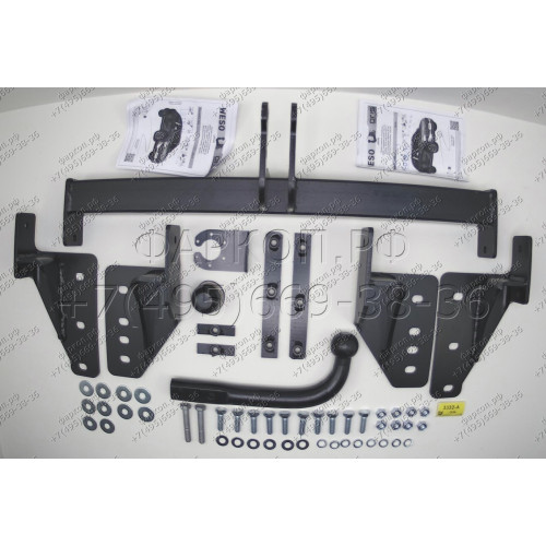 3332-A ORIS Фаркоп на Haval F7 2024-, Haval F7x 2025- без выреза в бампере. Тип шара: A. Нагрузки: 1500/75 кг, масса фаркопа 18,5 кг (без электрики в комплекте)