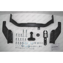 3894.21 SHERIFF Фаркоп на Jeep Grand Cherokee IV WK2 2010-2021 без подрезки бампера. Тип шара: F. Нагрузки: 1500/75 кг, масса фаркопа 24,5 кг (без электрики в комплекте)