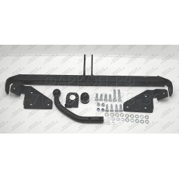 4239-A ORIS Фаркоп на Hyundai Verna хетчбек 2006-2011, седан Kia Rio II седан 2005/9-2008. Необходима подрезка бампера. Тип шара: A. Нагрузки: 1000/50 кг, масса фаркопа 15,8 к