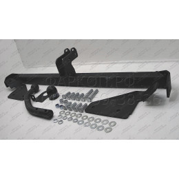 4239-A ORIS Фаркоп на Hyundai Verna хетчбек 2006-2011, седан Kia Rio II седан 2005/9-2008. Необходима подрезка бампера. Тип шара: A. Нагрузки: 1000/50 кг, масса фаркопа 15,8 к