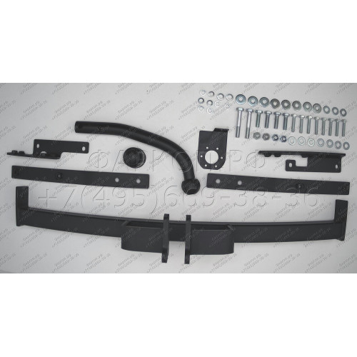 4362-A ORIS Фаркоп на Nissan Tiida хетчбек/седан 2007-2014. Необходима подрезка бампера. Тип шара: A. Нагрузки: 1100/50 кг, масса фаркопа 17,5 кг (без электрики в комплекте)