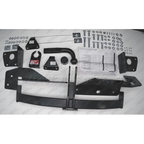 4496.12 SHERIFF Фаркоп на GAC GS8 2019-2023 без подрезки бампера. Тип шара: A. Нагрузки: 1000/50 кг, масса фаркопа 25,15 кг (без электрики в комплекте)