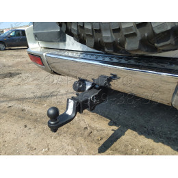 MI 30 AVTOS Фаркоп на Mitsubishi Pajero III, IV 2000-2007, 2007-2020 без выреза в бампере. Тип шара: E. Нагрузки: 1800/100 кг, масса фаркопа 20,5 кг (без электрики в комплекте)