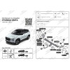 F.2312.002 BERG Фаркоп на Hyundai Creta 2016-2021, 2021-2022, Solaris HC 2024- без снятия и подрезки бампера. Тип шара: A. Нагрузки: 1300/75 кг, масса фаркопа 13,2 кг (без электрики в комплекте)