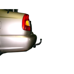 7210 Трейлер Фаркоп для Hyundai Accent ТагАЗ седан 2000-2012, Hyundai Accent седан, хетчбек 3/5 дверей 2000-2006 без подрезки бампера. Тип шара: A. Нагрузки: 750/40 кг, мас