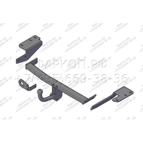 8121 Трейлер Фаркоп для Haval H6 2015-2020, Haval H6 Coupe 2016-2020, Great Wall Hover H6 4WD (CC 6460RM21) 2013-2017. Требуется подрезка бампера. Тип шара: A. Нагрузки: 1000/60 кг, масса фаркопа 17,9 кг. Для установки фаркопа потребуется 6 сверлений (без