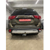 91312-A MOTODOR Фаркоп с оцинкованным шаром на Mitsubishi Outlander 2012-2019, 2019-2022. Вырез бампера по необходимости. Тип шара: A. Нагрузки: 1700/75 кг, масса фаркопа 23 кг (без электрики в комплекте)