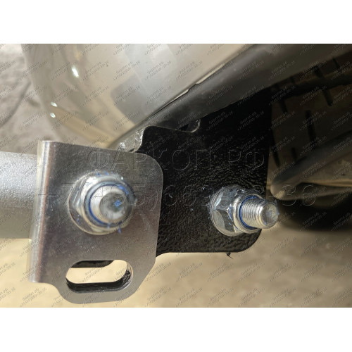 91312-A MOTODOR Фаркоп с оцинкованным шаром на Mitsubishi Outlander 2012-2019, 2019-2022. Вырез бампера по необходимости. Тип шара: A. Нагрузки: 1700/75 кг, масса фаркопа 23 кг (без электрики в комплекте)