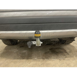 91312-A MOTODOR Фаркоп с оцинкованным шаром на Mitsubishi Outlander 2012-2019, 2019-2022. Вырез бампера по необходимости. Тип шара: A. Нагрузки: 1700/75 кг, масса фаркопа 23