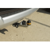 91710-A MOTODOR Фаркоп с оцинкованным шаром на Renault Duster 2012-2015, 2015-2021, 2021-2022, Nissan Terrano 2014-2022. Требуется подрезка бампера для переднеприводных автомобилей. Тип шара: A. Нагрузки: 1500/75 кг, масса фаркопа 16,7 кг (без электрики в