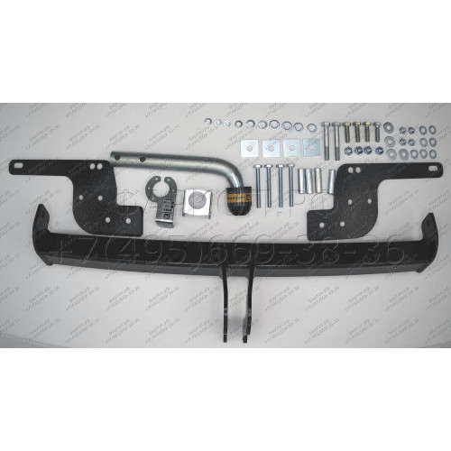 91710-A MOTODOR Фаркоп с оцинкованным шаром на Renault Duster 2012-2015, 2015-2021, 2021-2022, Nissan Terrano 2014-2022. Требуется подрезка бампера для переднеприводных автомобилей. Тип шара: A. Нагрузки: 1500/75 кг, масса фаркопа 16,7 кг (без электрики в