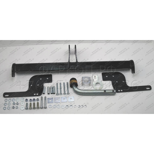 91710-A MOTODOR Фаркоп с оцинкованным шаром на Renault Duster 2012-2015, 2015-2021, 2021-2022, Nissan Terrano 2014-2022. Требуется подрезка бампера для переднеприводных автомобилей. Тип шара: A. Нагрузки: 1500/75 кг, масса фаркопа 16,7 кг (без электрики в