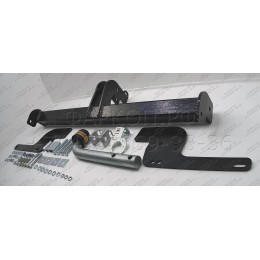 91710-A MOTODOR Фаркоп с оцинкованным шаром на Renault Duster 2012-2015, 2015-2021, 2021-2022, Nissan Terrano 2014-2022. Требуется подрезка бампера для переднеприводных автомоби