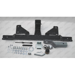94205-E MOTODOR Фаркоп с оцинкованным шаром на Belgee X70 2024-, Geely Atlas Pro 2021-2024 без выреза в бампере. Тип шара: E. Нагрузки: 1500/75 кг, масса фаркопа 17 кг (без эл