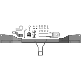 97001-E MOTODOR Фаркоп на Mini Clubman 2007-2014. Необходима подрезка бампера. Тип шара: E (крюк легкосъемный под американский квадрат). Нагрузки 1500/75 кг, масс