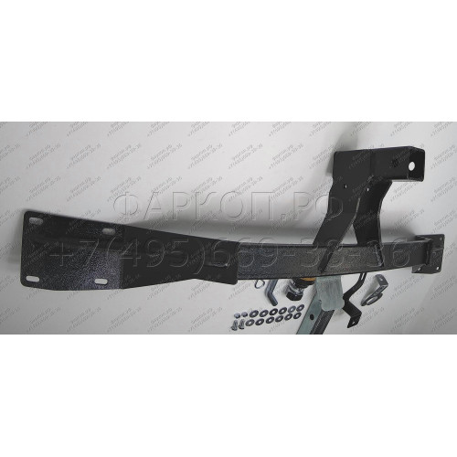 97001-E MOTODOR Фаркоп на Mini Clubman 2007-2014. Необходима подрезка бампера. Тип шара: E (крюк легкосъемный под американский квадрат). Нагрузки 1500/75 кг, масса фаркопа 15,3 кг (без электрики в комплекте)