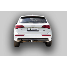 A106-A Лидер-плюс ТСУ для Audi Q5 8RB 2008-2017 без выреза бампера. Тип шара: A. Нагрузки: 1500/75 кг, масса фаркопа 19 кг (без электрики в комплекте)