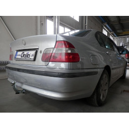 B009A GALIA Полностью оцинкованный фаркоп на BMW 3-Series E46 седан/универсал/купе 1998-2005. Подрозетник убирается за бампер. Тип шара: A. Невидимый вырез б