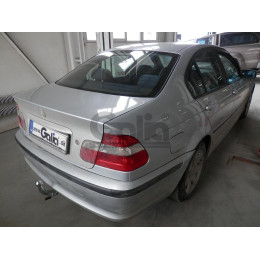 B009A GALIA Полностью оцинкованный фаркоп на BMW 3-Series E46 седан/универсал/купе 1998-2005. Подрозетник убирается за бампер. Тип шара: A. Невидимый вырез б