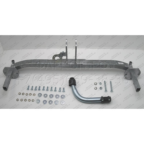 B013A GALIA Полностью оцинкованный фаркоп на BMW 5-Series E39 универсал 1996-2003. Подрозетник убирается за бампер. Тип шара: A. Невидимый вырез бампера. Нагрузки: 2200/90 кг, масса фаркопа 17,25 кг