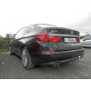 B020C GALIA Полностью оцинкованный фаркоп на BMW 5-Series седан F10 / универсал F11 2010-2016, BMW 5-Series GT F07 2010-2017. Подрозетник убирается за бампер. Тип шара: C (горизонтальный съемный). Невидимый вырез бампера. Нагрузки: 2200/100 кг, масса фарк