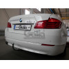 B020C GALIA Полностью оцинкованный фаркоп на BMW 5-Series седан F10 / универсал F11 2010-2016, BMW 5-Series GT F07 2010-2017. Подрозетник убирается за бампер. Тип шара: C (горизонтальный съемный). Невидимый вырез бампера. Нагрузки: 2200/100 кг, масса фарк