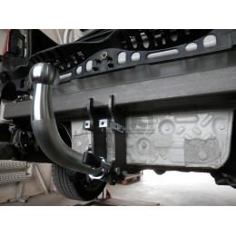 B020C GALIA Полностью оцинкованный фаркоп на BMW 5-Series седан F10 / универсал F11 2010-2016, BMW 5-Series GT F07 2010-2017. Подрозетник убирается за бампер. Тип шара: C (го