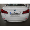 B020C GALIA Полностью оцинкованный фаркоп на BMW 5-Series седан F10 / универсал F11 2010-2016, BMW 5-Series GT F07 2010-2017. Подрозетник убирается за бампер. Тип шара: C (горизонтальный съемный). Невидимый вырез бампера. Нагрузки: 2200/100 кг, масса фарк