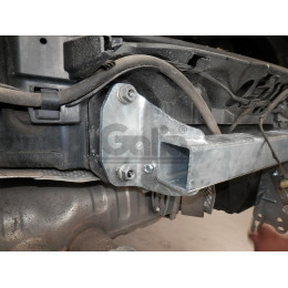 B020C GALIA Полностью оцинкованный фаркоп на BMW 5-Series седан F10 / универсал F11 2010-2016, BMW 5-Series GT F07 2010-2017. Подрозетник убирается за бампер. Тип шара: C (го
