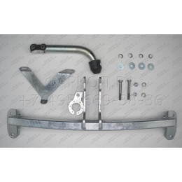 B0216A GALIA Полностью оцинкованный фаркоп на BMW 3-Series Gran Turismo F34 06/2013-2019. Подрозетник убирается за бампер. Тип шара: A. Установка без выреза бампера. 