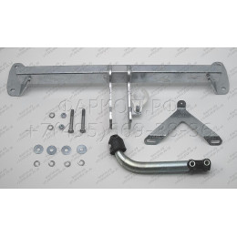 B0216A GALIA Полностью оцинкованный фаркоп на BMW 3-Series Gran Turismo F34 06/2013-2019. Подрозетник убирается за бампер. Тип шара: A. Установка без выреза бампера. 
