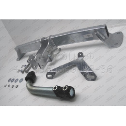 B0216A GALIA Полностью оцинкованный фаркоп на BMW 3-Series Gran Turismo F34 06/2013-2019. Подрозетник убирается за бампер. Тип шара: A. Установка без выреза бампера. 