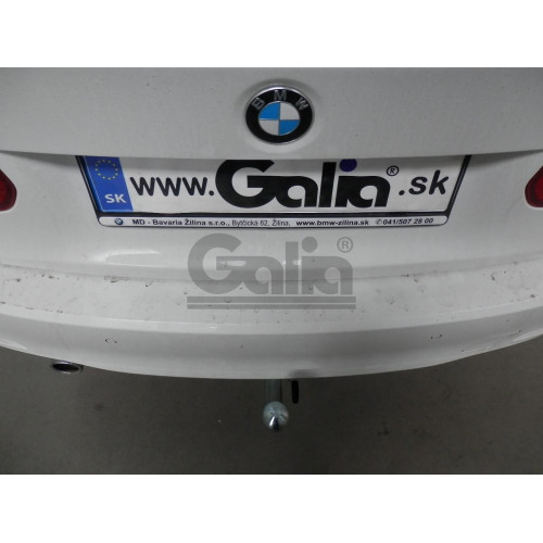 B021C GALIA Полностью оцинкованный фаркоп на BMW 3-Series седан/универсал 2011-2018, BMW 1-Series 2011-2019. Подрозетник убирается за бампер. Невидимый вырез бампера. Тип шара: C (горизонтальный съемный). Нагрузки: 1900/75 кг, масса фаркопа 12,82 кг