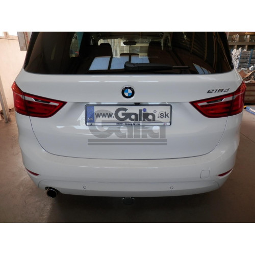 B023C GALIA Полностью оцинкованный фаркоп на MINI Countryman 2017-2024, MINI Clubman 2015-2024, BMW X2 F39 2018-2024, BMW X1 F48 07/2015-2022, BMW 2-Series Active Tourer F45 09/2014-2021, BMW 2-Series Gran Tourer F46 05/2015-2021. Подрозетник убирается за