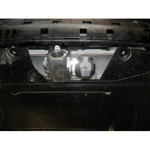 B024A GALIA Полностью оцинкованный фаркоп на BMW 5-Series седан G30/универсал G31 2016-2023. Тип шара: A. Невидимый вырез бампера. Нагрузки: 2200/100 кг, масса фаркопа 14,52 кг