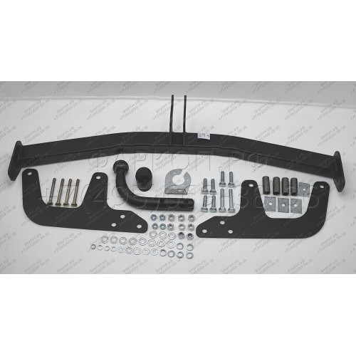 B9030 Буксирофф Фаркоп для Renault Sandero 2009-2014 (сборка Россия). Требуется подрезка бампера. Тип шара: A. Нагрузка: 600 кг (без электрики в комплекте)