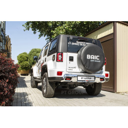 BCF-23-991422.00 PT GROUP Фаркоп на BAIC BJ40 2023- без снятия и подрезки бампера. Тип шара: AV (вертикально съемный с ключом). Нагрузки: 750/100 кг, масса фаркопа 18,9